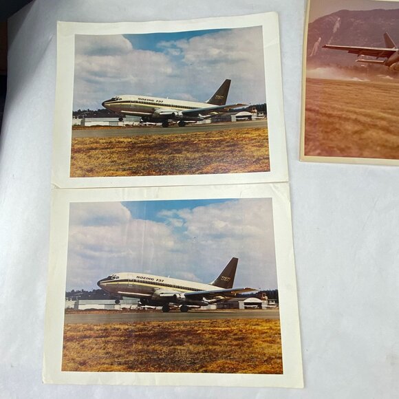 Vintage Boeing 737 Maintenance Card & Aviation Photos Lot Of 7 - Picture 6 of 9